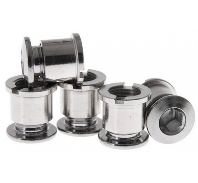 Боночка для шатунів X17 (болт M8X0.75мм + гайка товщ.6.5мм) срібляста