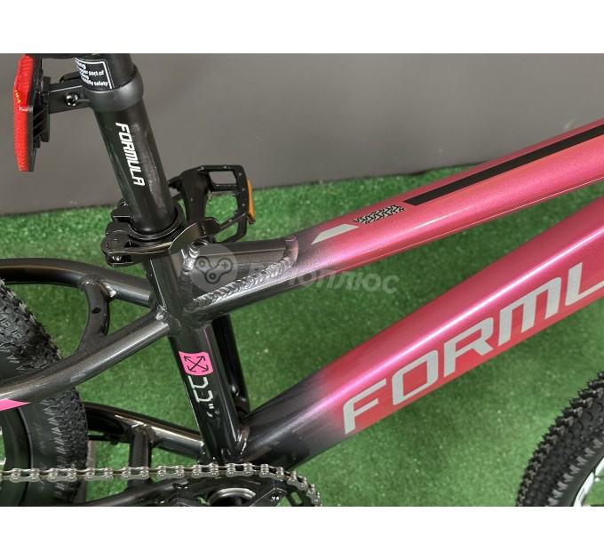 Велосипед AL 24" Formula F-1 DD CS 2025 рожево-чорний