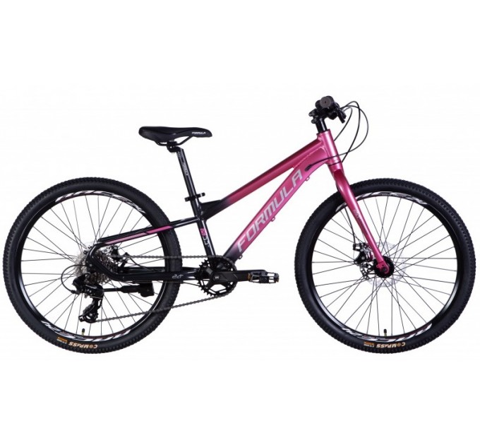 Велосипед AL 24" Formula F-1 DD CS 2025 рожево-чорний Велосипед AL 24" Formula F-1 DD CS 2025 рожево-чорний