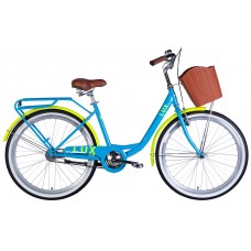 Велосипед ST 26" Dorozhnik LUX Velosteel 2025 блакитний