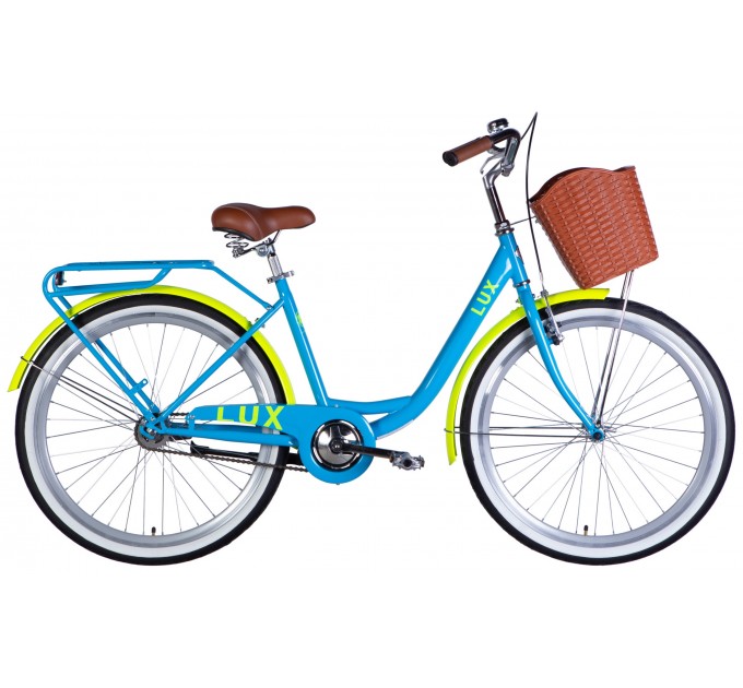 Велосипед ST 26" Dorozhnik LUX Velosteel 2025 блакитний