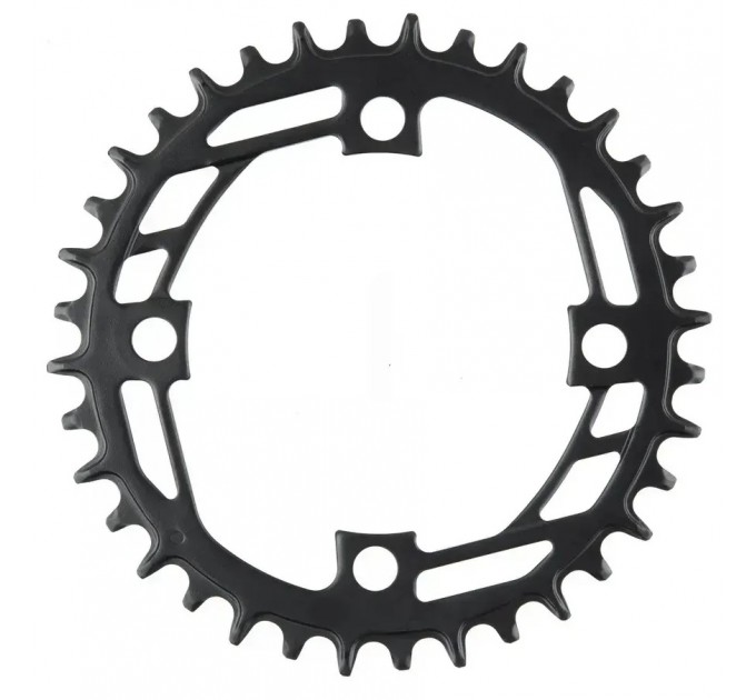 Зірка передня ONRIDE Solo 10 Narrow Wide 38Т, BCD: 104 мм, сталь, чорний