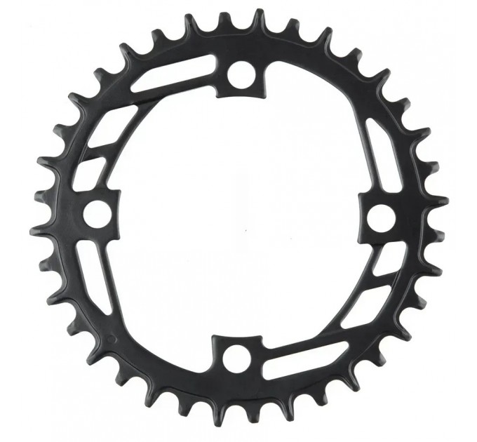 Зірка передня ONRIDE Solo 10 Narrow Wide 42Т, BCD: 104 мм, сталь, чорний