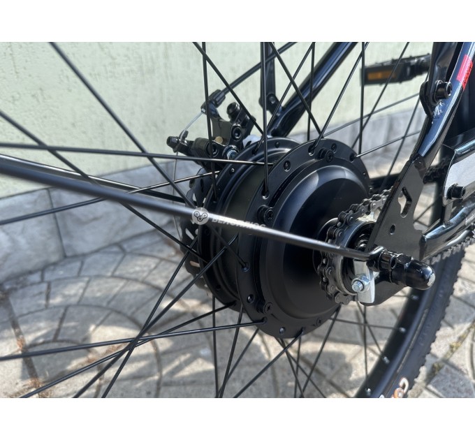 Велосипед 26" Corso VOLT BIKE 36V 13Ah 500W 2026 чорно-червоний