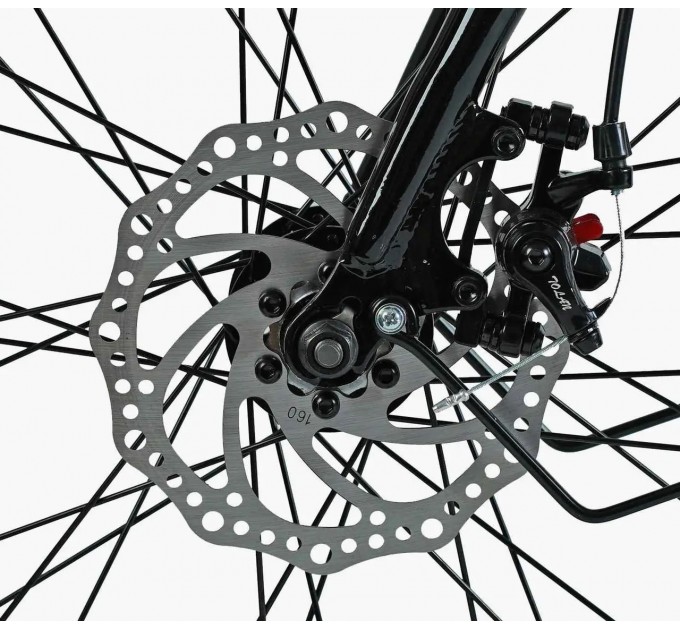 Велосипед 26" Corso VOLT BIKE 36V 13Ah 500W 2026 чорно-червоний