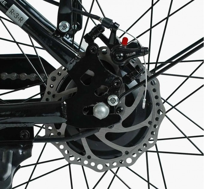 Велосипед 26" Corso VOLT BIKE 36V 13Ah 500W 2026 чорно-червоний
