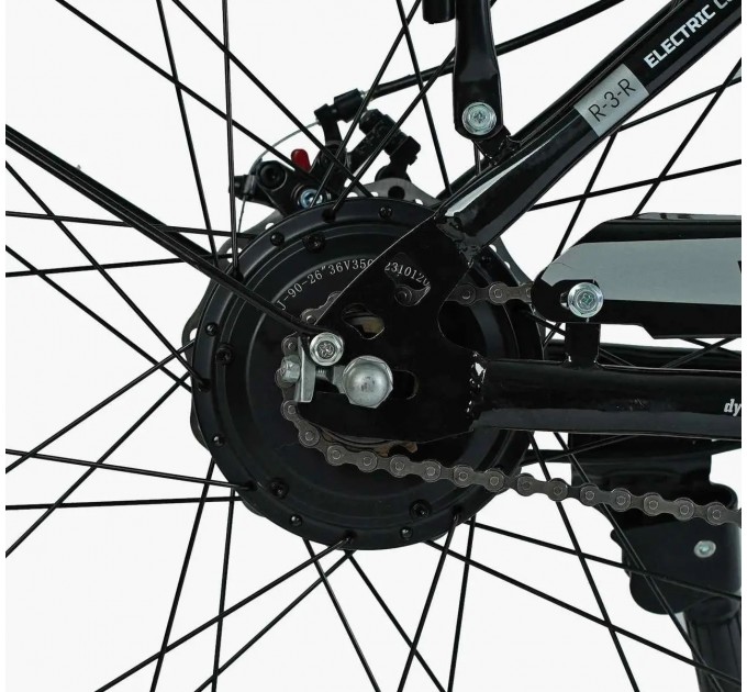 Велосипед 26" Corso VOLT BIKE 36V 13Ah 500W 2026 чорно-червоний