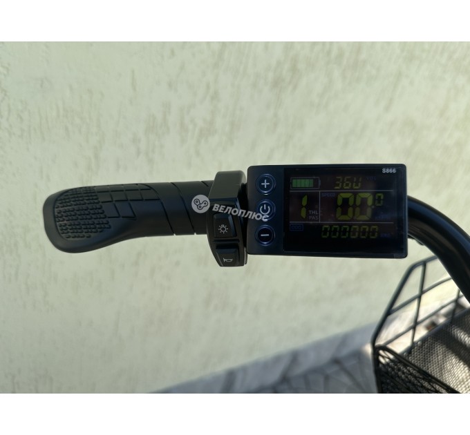 Велосипед 26" Corso VOLT BIKE 36V 13Ah 500W 2026 чорно-зелений