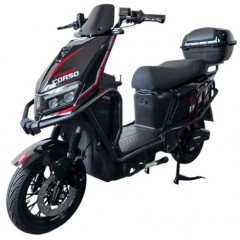 Велосипед 12" Corso Bullet 72V 40Ah 2500W 2026 чорно-червоний