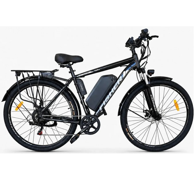 Велосипед 29" Corso Fisher 48V 20Ah 750W 2026 чорно-сірий Велосипед 29" Corso Fisher 48V 20Ah 750W 2026 чорно-сірий