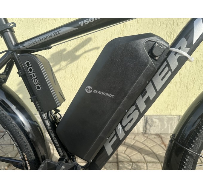 Велосипед 29" Corso Fisher 48V 20Ah 750W 2026 графітово-сірий