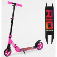 Беговел двухколесный Best Scooter RIO розово-черный