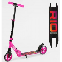 Біговел двоколісний Best Scooter RIO рожево-чорний