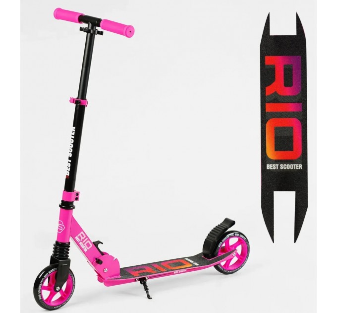 Біговел двоколісний Best Scooter RIO рожево-чорний