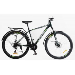 Велосипед ST 29" Corso Fisher 2026 чорно-салатовий