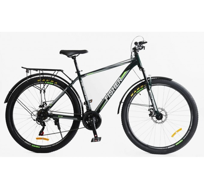 Велосипед ST 29" Corso Fisher 2026 чорно-салатовий Велосипед ST 29" Corso Fisher 2026 чорно-салатовий