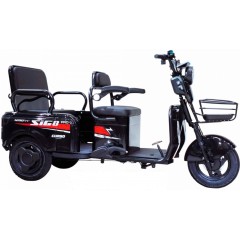 Велосипед триколісний ST 10" Corso SIG-8 Pro 72V 28Ah 1200W 2026 чорний