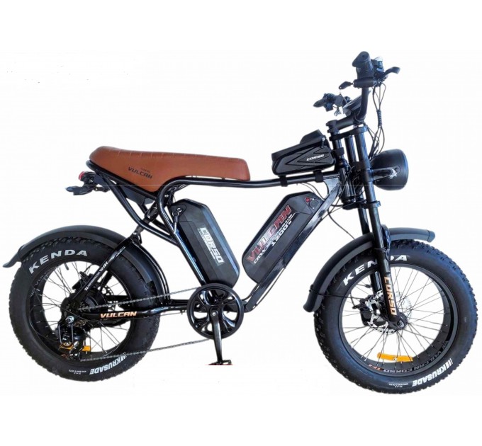 Велосипед ST 20+" Corso VULCAN 2х48V 18Ah 1200W 2026 чорний