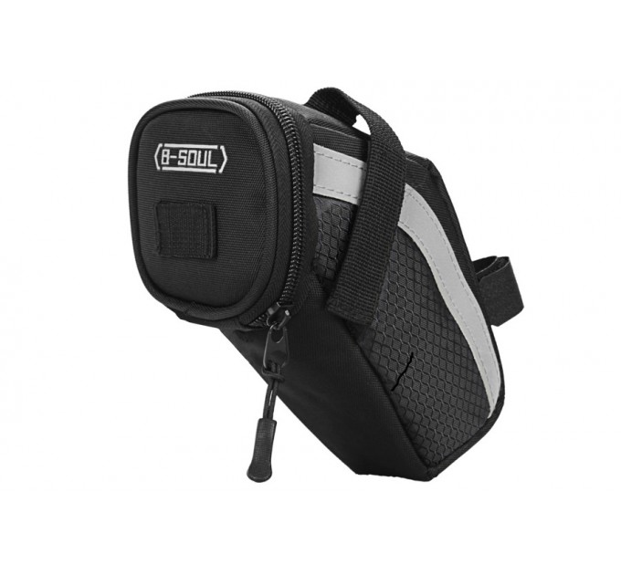 Велосумка удлиненная под седло B-Soul BC-BG166 14*13*9cm черный