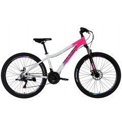 Велосипед AL 27,5" SPACE IZIDA DD FR 2026 рожево-білий