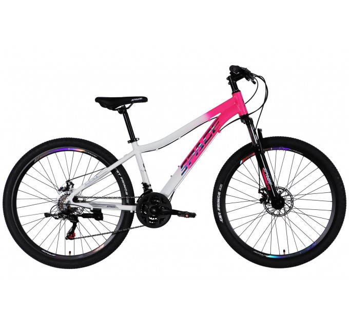Велосипед AL 27,5" SPACE IZIDA DD FR 2026 рожево-білий