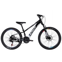 Велосипед AL 24" SPACE MERCURY DD FR 2026 чорно-білий