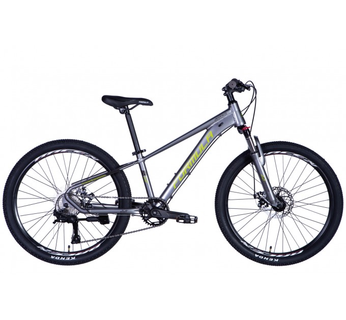 Велосипед AL 24" Formula ZEPHYR 3.0 DD CS 2026 сірий з зеленим