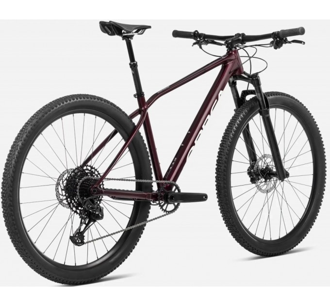 Велосипед 29" Orbea ALMA H30 2025 Metallic Dark Red - Chic White (Gloss)