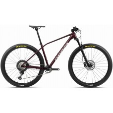 Велосипед 29" Orbea ALMA H30 2025 Metallic Dark Red - Chic White (Gloss)