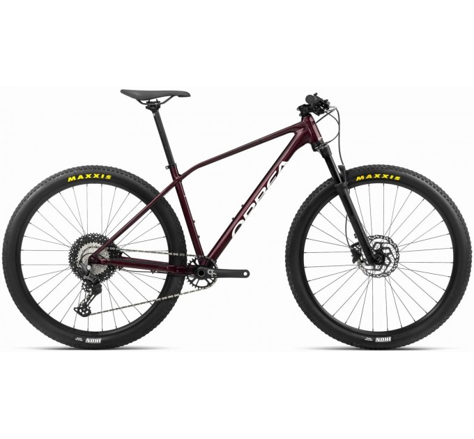 Велосипед 29" Orbea ALMA H30 2025 Metallic Dark Red - Chic White (Gloss)