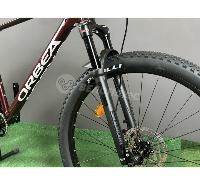 Велосипед 29" Orbea ALMA H30 2025 Metallic Dark Red - Chic White (Gloss)