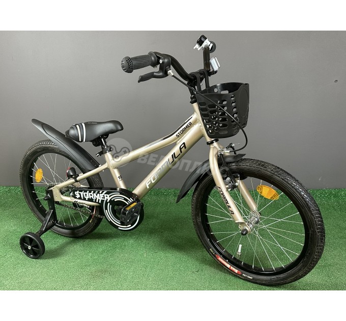 Велосипед AL 18" Formula STORMER 2022 бежевый