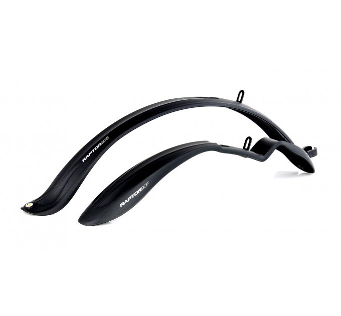 Комплект крил 24"-28" SIMPLA Raptor SDS, кріплення заднього крила скобою, чорні