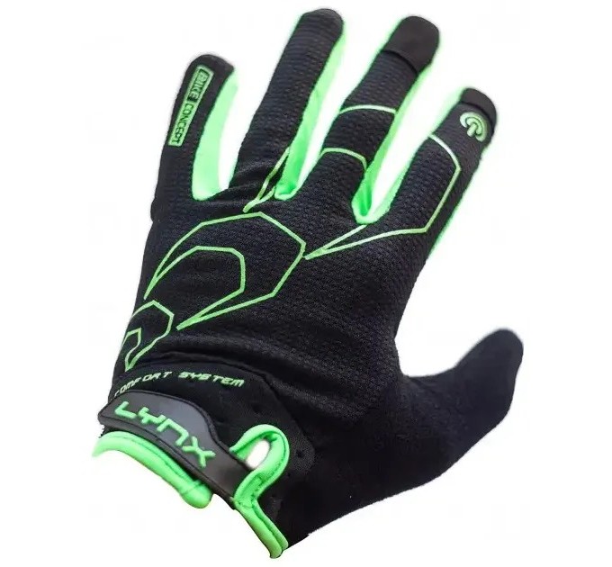 Велоперчатки LYNX All-Mountain BG Black/Green XL