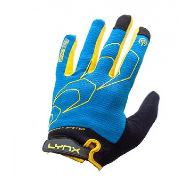 Велоперчатки LYNX All-Mountain BLY Blue/Yellow XL