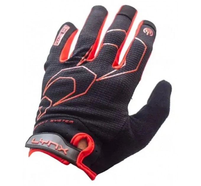 Велорукавички LYNX All-Mountain BR Black/red XL