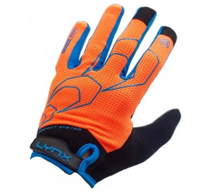 Велорукавички LYNX All-Mountain OBL Orange/Blue XL