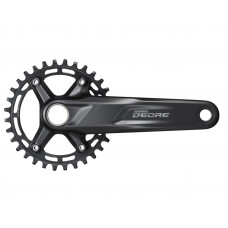 Шатуни Shimano FC-M5100-1 DEORE, інтегрована вісь, 175мм 30T 10/11-шв. CL-52мм без каретки