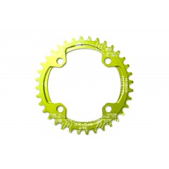 Зірка-неспадайка SNAIL до шатуна NW AL 34T круг BCD 104,зелений
