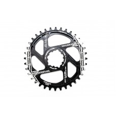 Зірка-неспадайка SNAIL до шатуна NW AL 36T GXP (SRAM) offset 1mm, чорний