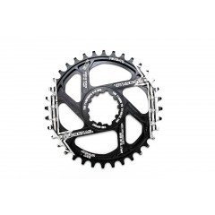 Зірка-неспадайка SNAIL до шатуна NW AL 36T GXP (SRAM) offset 1mm, чорний
