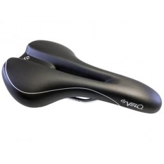 Сідло Velo MTB Pure 158 (VL-3591), 259х158мм, з отвором, чорне