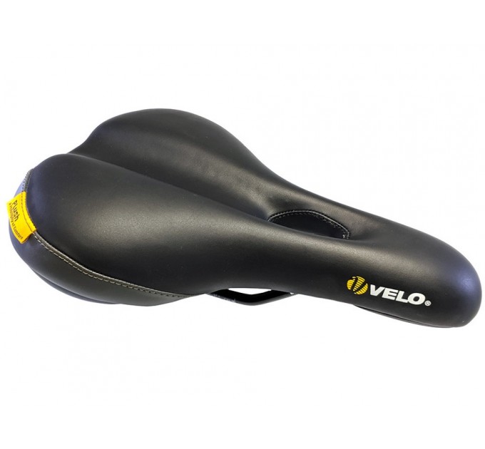 Сідло Velo MTB Pure 174 (VL-3592), 274х174мм, з отвором, чорне
