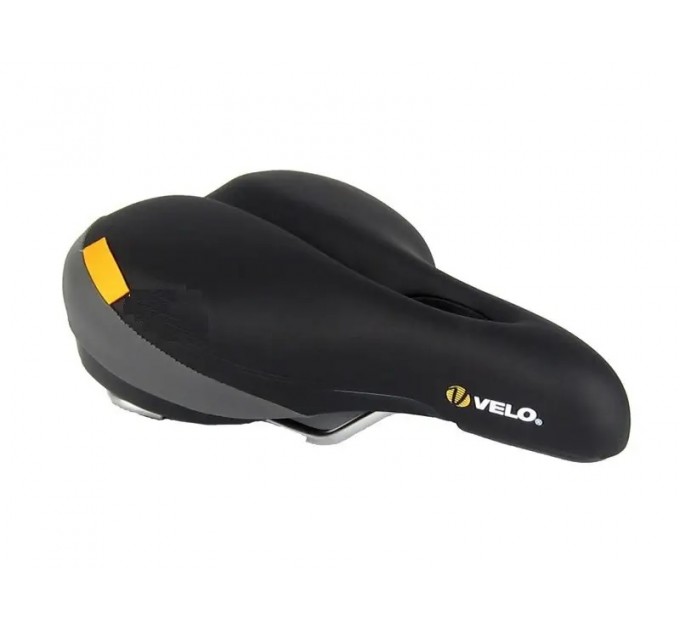 Сідло Velo Comfort Pure 199 (VL-6378), 268х199мм, з отвором, жіноче, чорне