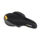 Седло Velo Comfort Pure 199 (VL-6378), 268х199мм, с отверстием, женское, черное