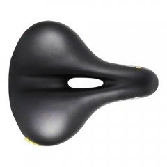 Сідло Velo Comfort Pure 227 (VL-6379), 268х227мм, з отвором, чорне