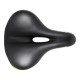 Седло Velo Comfort Pure 227 (VL-6379), 268х227мм, с отверстием, черное