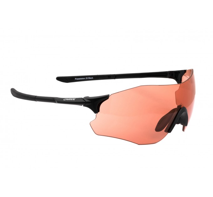 Очки ONRIDE Possession 20 черные (матовые), линзы оранжевые
