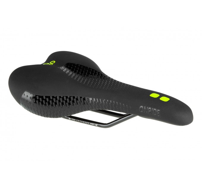 Сідло ONRIDE Jay, Comfort Density сталеві рамки, чорний
