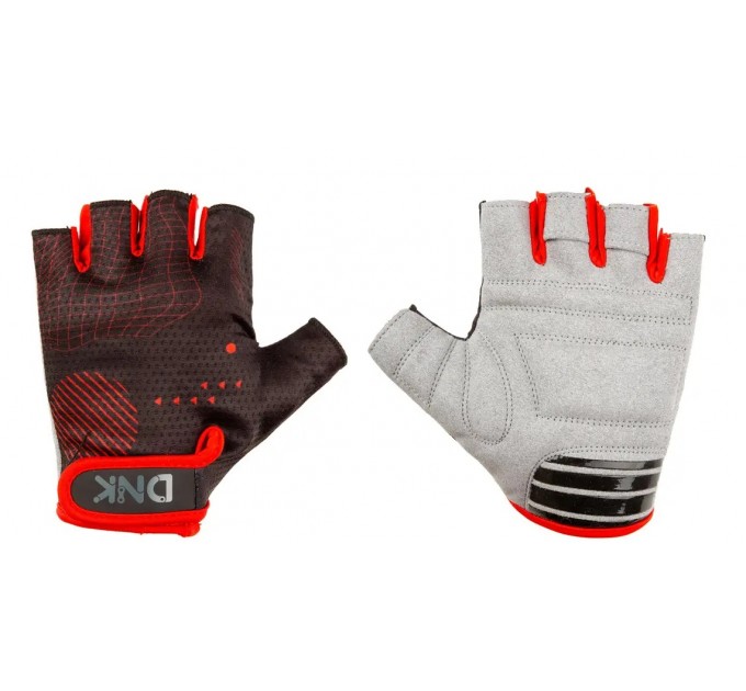 Рукавички DNK Hand, XL, червоний/чорний